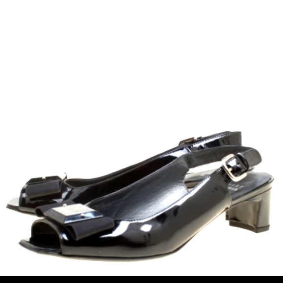 Stuart Weitzman Shoes - Stuart weitzman slingback open toe block heel 38.5